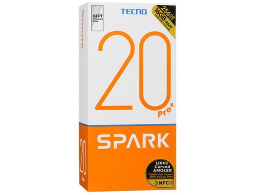 Смартфон Tecno Spark 20 Pro+ 8/256Gb Black
